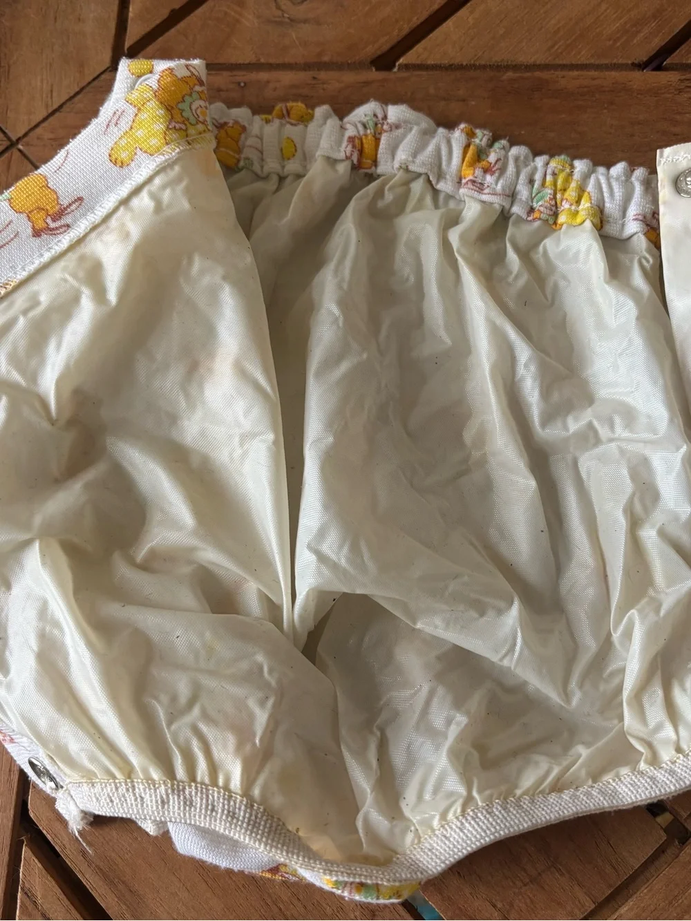 Vintage Carter's Plastic Diaper Cover Pants Circus Bears Clowns